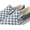 thumbnail image 7 of VANS U CLASSIC SLIP-ON UNISEX SNEAKERS - GREY - Theory Checkerboard Stormy Weather / Men 5 / Women 6.5 / Medium, 7 of 7