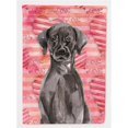 thumbnail image 1 of Carolines Treasures BB9468CHF Noir Labrador Amour Drapeau Toile Maison, 1 of 4