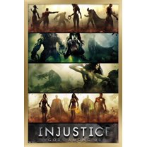 DC Comics Video Game - Injustice: Gods Among Us - Bane Wall Poster, 22.375" x 34", Framed