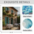 thumbnail image 3 of Diamond Art Kit for Adults, Mediterranean Cafe Terrace Charm Diamond Painting for Adults Beginners, DIY Diamond Art Painting Kits, 5D Diamond Painting Crafts for Home Decor 12x16 Frameless, 3 of 7
