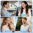 thumbnail image 3 of New Bee M54 Bluetooth Headset, Single Ear Wireless Earpiece with 500mAh LED Digital Charging Case, 3 of 9