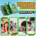 thumbnail image 4 of Estuche para lápices con relleno de Minecraft y papelería para niños, color verde, 4 of 7