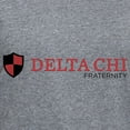 thumbnail image 3 of CafePress - Delta Chi Black And Red Fraternity Logo T Shirt - Women's V-Neck Dark T-Shirt, 3 of 4