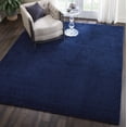 thumbnail image 6 of Nourison Malibu Shag Solid Shag Navy 7'10" x 9'10" Area Rug, (8' x 10'), 6 of 9