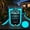 Blue, variant on Glow in The Dark Pebbles for Garden Outdoor Night Lighting, Luminous Colorful Stones for Fish Tank Decor, Glowing Rocks for Landscaping Yard Outside
