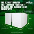 thumbnail image 3 of Caravan Canopy CVAN11007912014 4 Sidewall Kit Only, for Outdoor Tent, White, 3 of 9