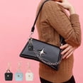 thumbnail image 5 of Uxcell PU Leather Handbag Keychain, Coin Purse Keychain Earphone Pouch Handbag Decoration Green, 5 of 6