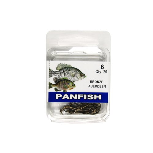 Details about   Eagle Claw Panfish Bronze Aberdeen 1XLS Fishing Hook RLAB-4 size 4 20/pack