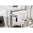 thumbnail image 4 of Kingston Brass KS4708PKL Duchess Deck Mount Pot Filler Faucet, Brushed Nickel, 4 of 8