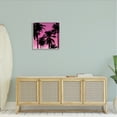 thumbnail image 2 of Stupell Palm Trees Sunset Silhouette Landscape Photography Gray Framed Art Print Wall Art, 2 of 7