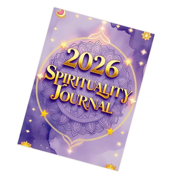 HannLk 2026 Spiritual Journal With 68 Pages Wide Lined For Mental Wellness Tracking