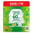 thumbnail image 2 of Glad ForceFlex Tall Kitchen Drawstring Trash Bags, Gain Original Scent, 13 Gal., 160 ct., 2 of 5