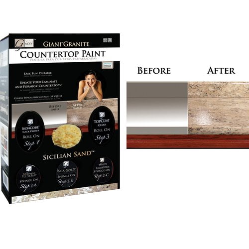 Giani Countertop Paint Kit Sicilian Sand Walmart Com