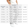 thumbnail image 3 of Hurxie Boys Baggy Sweatpants Boys Straight Wide Leg Open Bottom Joggers with Pockets Drawstring Kids Athletic Pants, 3 of 7