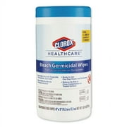 Clorox, CLO30577, Healthcare Bleach Germicidal Wipes, 1 Each- 150 count