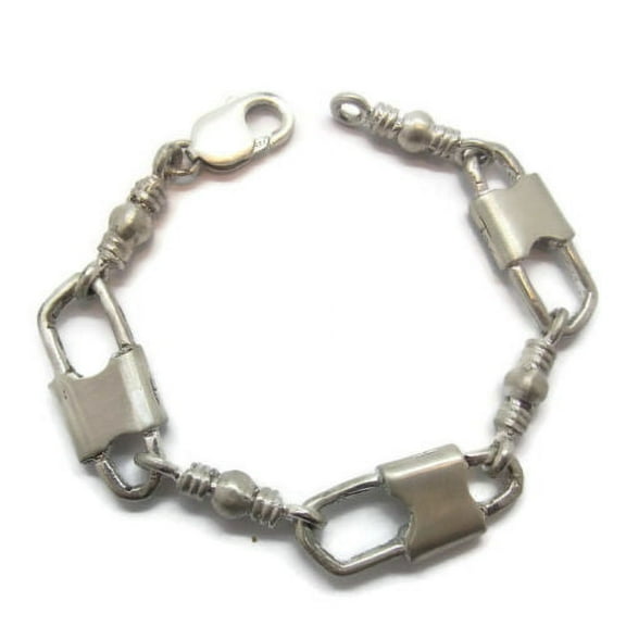 ACTS Bracelet Fishers Of Men Sterling Silver JUMBO LINK, Original Design!!