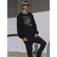 thumbnail image 2 of Yesterday Now Tomorrow Quote. Sweatshirt Men -Image by Shutterstock, Male 5X-Large, 2 of 4