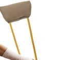 thumbnail image 4 of Soimiss Crutches Support Pad Walking Stick Cushion Coffee Cotton 1 Pair for Home Use, 4 of 5