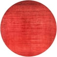 thumbnail image 1 of Ahgly Company Indoor Round Mid-Century Modern Red Oriental Area Rugs, 5' Round, 1 of 6