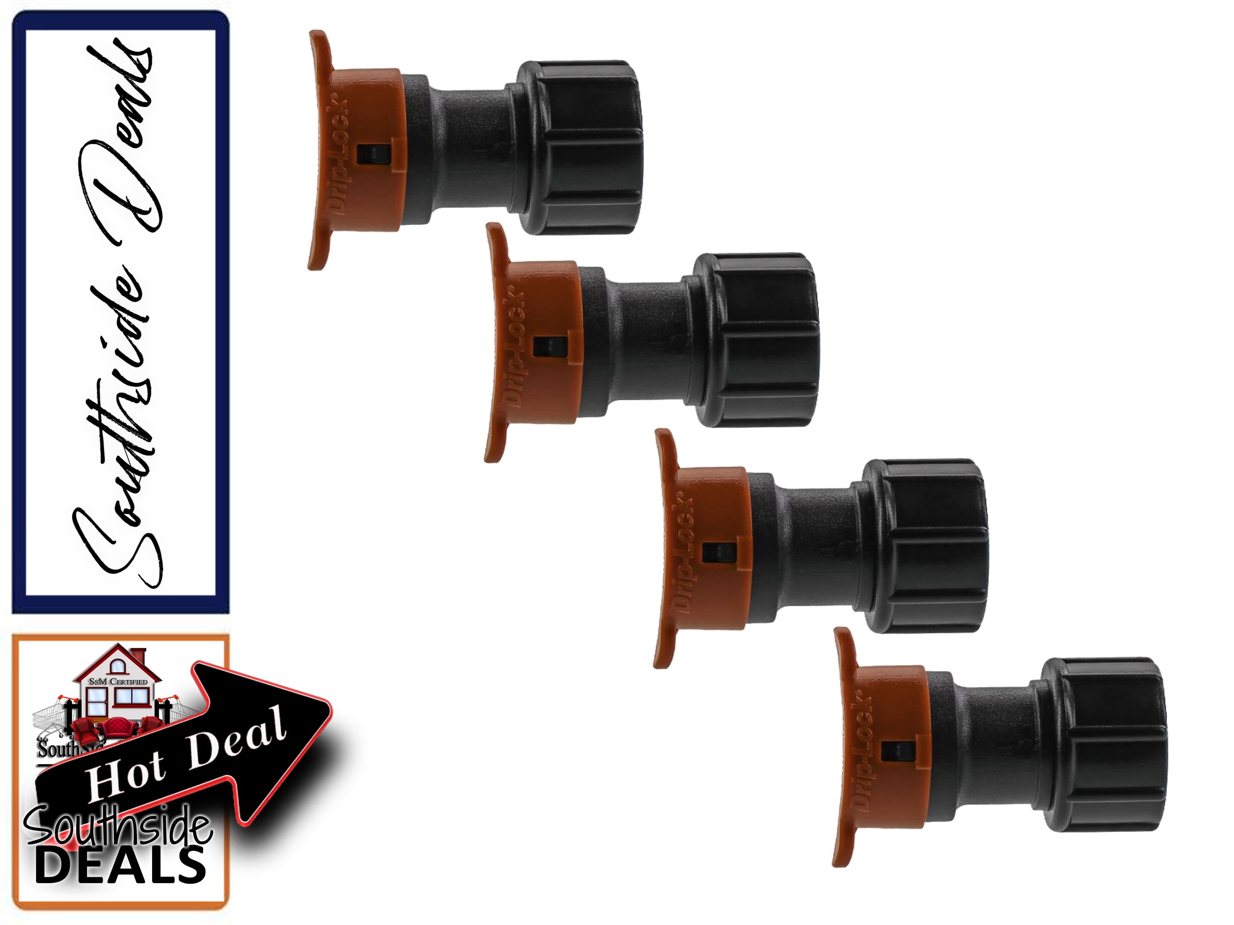 Orbit Irrigation 4950 1/2" DripLock Hose Faucet Coupling Adapter for