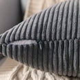 thumbnail image 2 of Wehilion 2pcs Throw Pillow Covers Set Cushion Cases Pillowcases for Sofa Bedroom Car Corduroy Soft Soild Decorative Square Christmas, 2 of 12