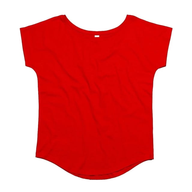 Mantis - Camiseta de manga corta holgada para mujer (Tomate)