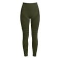 thumbnail image 5 of Mnuaqn Anti Cellulite Compression 3D Leggings Women Butt Lifting Tummy Control with Resistance Bands Gym Yoga Pants Army Green for Size L, 5 of 6