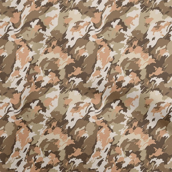 oneOone Velvet Brown Fabric Abstract Sewing Fabric By The Yard Printed Diy Clothing Sewing Supplies 58 Inch Wide