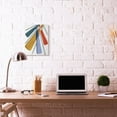 thumbnail image 2 of Stupell Industries Abstract Color Rays Yellow Blue Red Design Canvas Wall Art by Daphne Polselli, 2 of 5