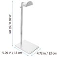 thumbnail image 2 of WEUVEB 1Pack Bag Display Stand Stainless Steel Adjustable for Home Use with Mirror Surface Finish, 2 of 8