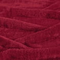 thumbnail image 4 of Superior Super Soft Plush Fleece Blanket 66" x 90", Bed & Couch Blankets, Twin, Red, 4 of 10