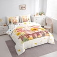 thumbnail image 3 of Feelyou Axolotl Animal Bedding Comforter Set 7pcs, Rustic Sunflower Queen Bedding Sets, 3 of 8