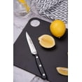 thumbnail image 3 of Cutting Board with Hole Hanger. Smooth Surface for Chopping Food in Cellulose Fibre and Resin. Professional Meat and Vegetable Cutting Utensil. Serving Board. Color Black. 148,4'' x 109'', 3 of 6