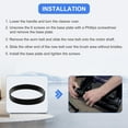 thumbnail image 6 of Vacuum Belts for Bissell 1604895 Powerforce Compact for Bissell Models 2112,1520,2690,23T7,23T7V Vacuum Cleaner,4-Pack, 6 of 7