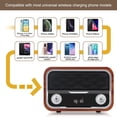 thumbnail image 2 of axGear Réveil Numérique en Bois à DEL Haut-Parleur Bluetooth avec Chargeur Sans Fil Rapide 10 W, 2 of 6