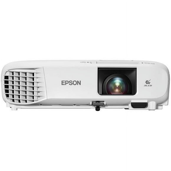 Proyector Epson PowerLite W49, Resolución de (WXGA)1280 x 800, Contraste 16,000:1 y 3,800 ANSI-Lumens. Epson V11H983020