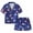 #01/Car, variant on Toddler Baby Kids Boys Girls Satin Summer Pajamas Set Short Sleeve Pajamas Top Pants 2Pcs Loungwear Sleepwear Pjs 1-6 Years