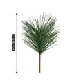 thumbnail image 2 of Artificial Pine Needles Branches Bulk Christmas Decorations, Green Pine Picks Stems for DIY Holiday Garland Wreath Tree Wedding Party Decor, Realistic Greenery Desktop Tabletop Display Ornament, 2 of 8