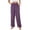 B Dark Purple, variant on Women's Warm Pajama Pants Fluffy Plush Cute Printed Elastic Waist Winter Warm Soft Pj Bottoms Beige L