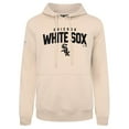 thumbnail image 2 of Men's Levelwear Khaki Chicago White Sox Podium Team Arch Pullover Hoodie, 2 of 3