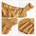 thumbnail image 3 of Women's Ruffle Sleeve Sweetheart Neckline Dots Printing Mini Dress, 3 of 5