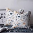 thumbnail image 2 of Watercolor Wildflowers 24x24 Pillow Covers Set of 2, Spring Pastoral Botanical Flowers Throw Pillow Covers Decorative Couch Cushion Case, Microfiber Square Pillowcases for Bedroom Car Living Room, 2 of 7