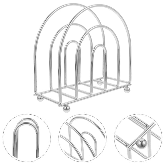 WHAMVOX Paper Towel Holder Napkin White for Table Holders Kitchen Silver