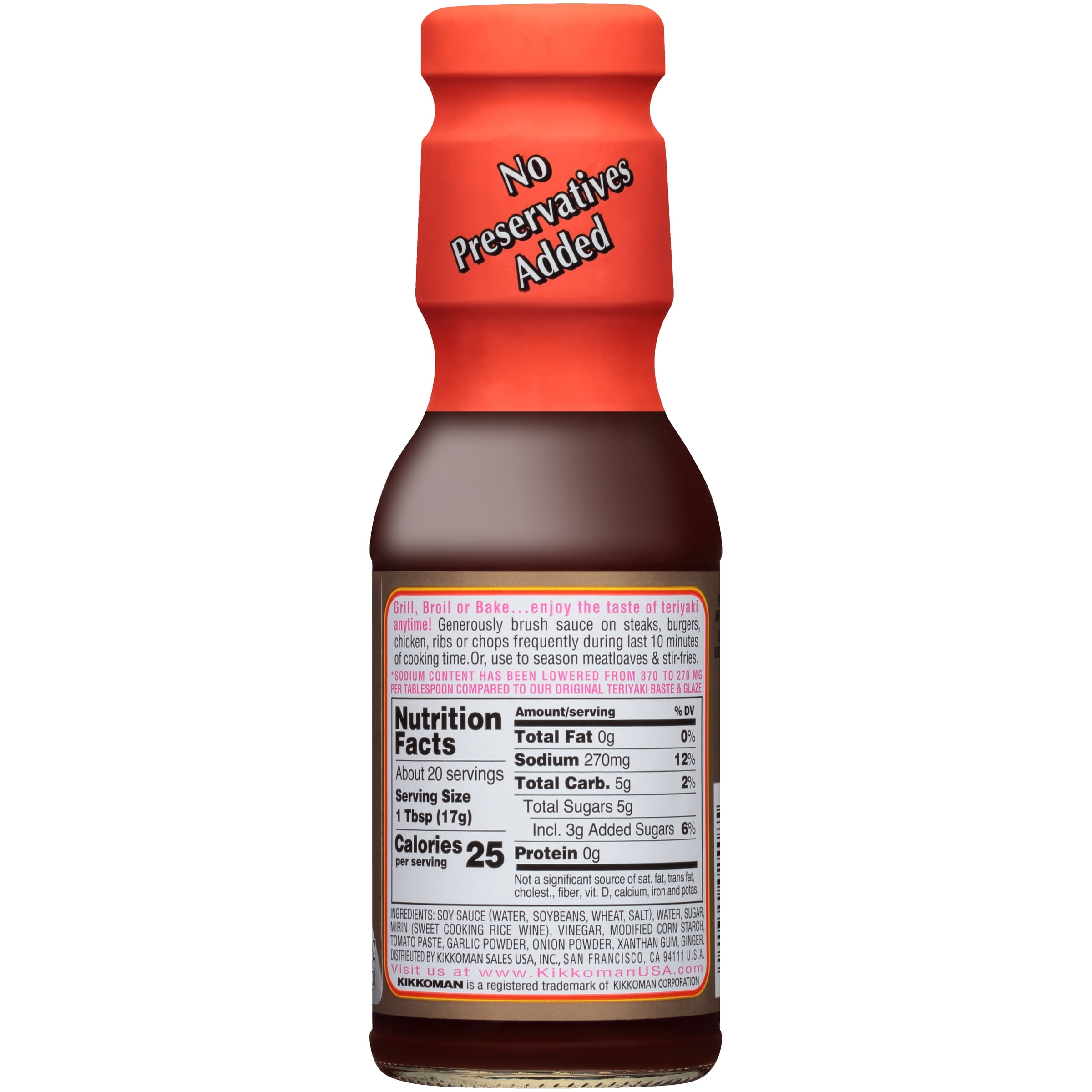 【CPC-L24】Teriyaki Kikkoman Teriyaki Sauce, 10 Fluid Ounce -- 12 per Case