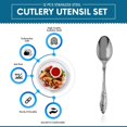 thumbnail image 4 of Lunfar Set of 12 Dinner Spoons, Stainless Steel Table Spoons, Flatware, 4 of 5