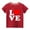 Red, variant on Lovzfmll T-Shirts for Boys & Girls, Valentine's Heart Print Short Sleeve Top, Casual Loose Fit Pullover Graphic Tees for Toddler 3-4 Years