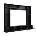 thumbnail image 3 of Yesurprise 4 in 1 Wall Unit Entertainment Center for TVs Up to 78", Modern Large Entertainment Center with Bookshelves, TV Stand with Cabinets and Open Shelves for Living Room, 3 of 8