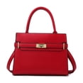 thumbnail image 2 of Bolso de mano de cuero suave para mujer, bolso cuadrado pequeño simple, bolso de cubo informal, bolso cruzado de un solo hombro a la moda, 2 of 5