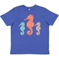 thumbnail image 3 of Inktastic Seahorse Ocean Sea Creatures Youth T-Shirt, 3 of 5