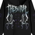 thumbnail image 3 of Harry Potter Thestral Seen By Death Long Sleeve Men's Black Hooded Sweatshirt-XS, 3 of 5